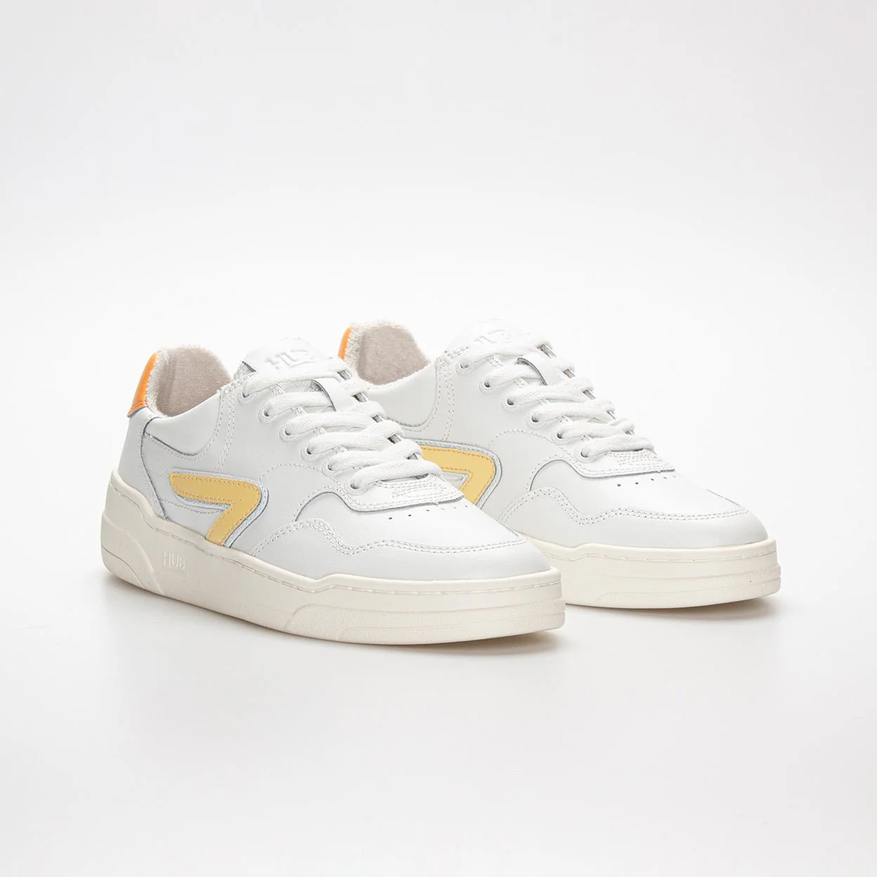 Court | White/Sun Yellow/Papaya | Women - Image 2